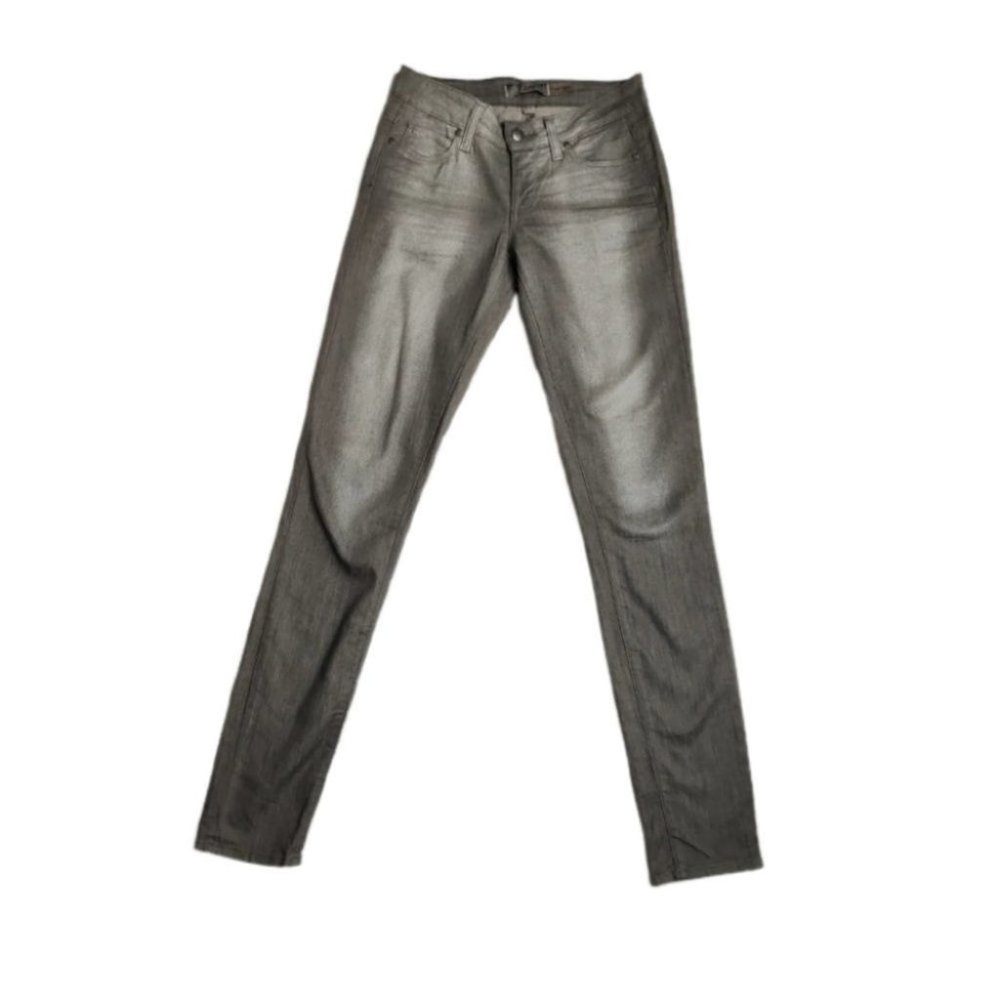 Paige Verdugo Jegging Silver Ultra Skinny Jeans Grey 25
